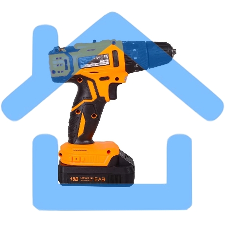 Дрель-шуруповерт Вихрь ДА-18Л-2кУ 72/14/17, Аккумуляторная, 18В, Ударная-7