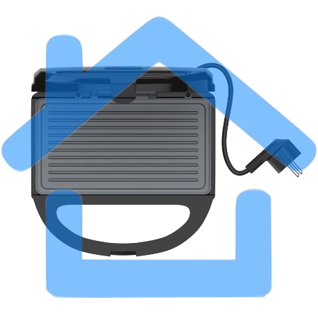 Электрогриль MAXVI SM702P черный-8