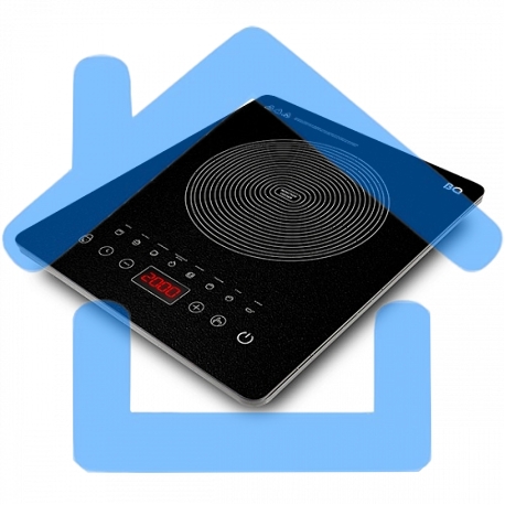 Электрическая плитка BQ HP106B черный, Мощность:2000 Вт-3