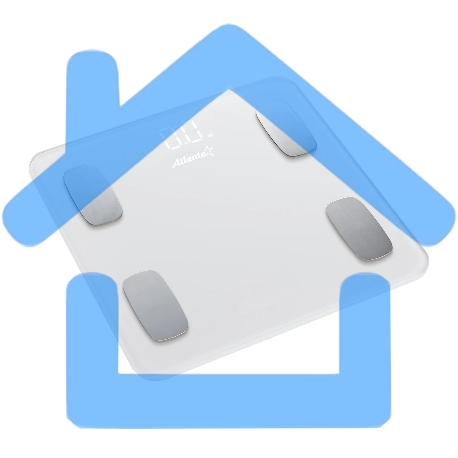 Весы напольные электронные ATLANTA ATH-6163 (белый)