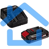 Комплект Einhell 18V 2,5Ah PXC Starter Kit (4512097) Устройство зарядное + аккумулятор