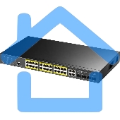 Коммутатор Cudy GS2028PS4-300W (L2) 28x1Гбит/с 4SFP 24PoE+ 300W управляемый