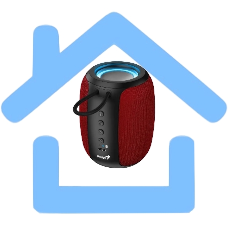 Портативная колонка Genius SP-915BT /1200 мА·ч/5 Вт/Bluetooth 5.3/до 6 ч.воспроизведения/USB-C/красный (31730052403)-2