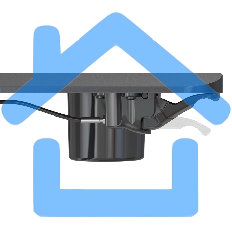 Стол для ноутбука Cactus VM-FDS101B столешница МДФ черный 70x52x105см (CS-FDS101BBK)-15