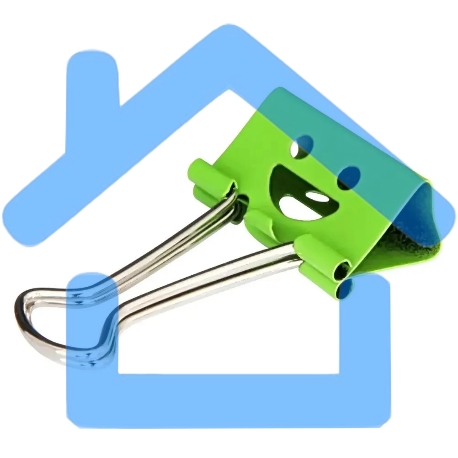 Зажимы Deli 8486 smile 25мм ассорти (упаковка: 48шт) пластиковая туба