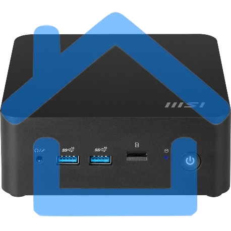 Неттоп MSI Cubi NUC 1M-044XRU Core 5 120U (1.4) 16Gb SSD 512Gb Graphics CR без ОС 2xGbitEth WiFi BT 120W черный (9S6-B0B111-409)-1