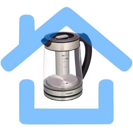 Чайник Timberk T-EK27G01 1800Вт 2л стальной/черный