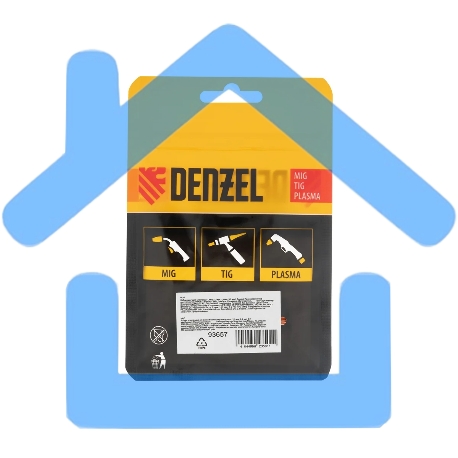 Набор цанг для электрода 1,6мм, 2,0мм, 2,4мм, 3,2 мм Denzel-6