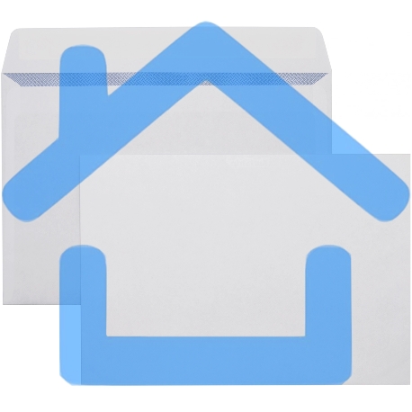 Конверт Silwerhof Eco С50.10.50 C5 162x229мм белый, силиконовая лента 80г/м2 (упаковка: 50шт)