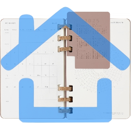 Еженедельник Moleskine SPIRAL Large 130х210мм обложка картон 200стр. спираль сиреневый-1