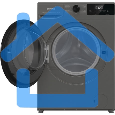 Стирально-сушильная машина Gorenje W2D2A164ADSS/C Титан, загр. фронтальная макс.: 10 кг 1400об/мин класс: А-14