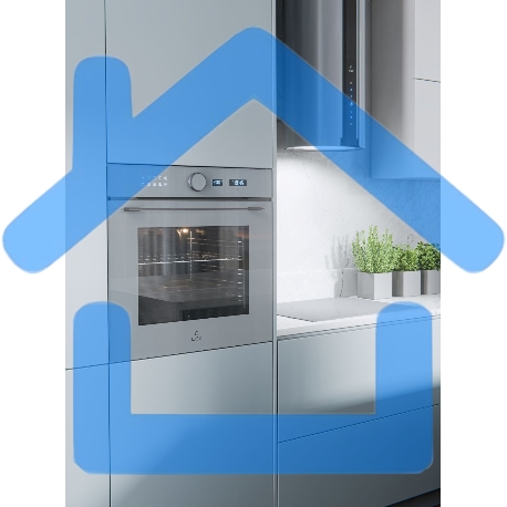 Духовой шкаф электрический LEX EDM 1001 ONE GR стекло серое-6