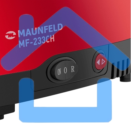 Мясорубка Maunfeld MF-233CH красный, 1360 Вт-8