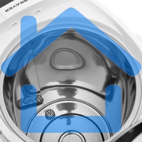 Термопот BRAYER 1091BR-WH, 1450 Вт, 5,5 л, 2 спос.подач.воды, LCD-дисп, поддерж.темпер,блокировка-4