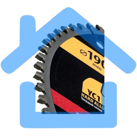 Пильный диск по алюминию Denzel ф190 х 20 мм, 64 зубьев 733767-2