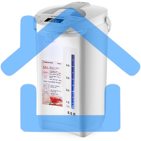 Термопот BRAYER 1091BR-WH, 1450 Вт, 5,5 л, 2 спос.подач.воды, LCD-дисп, поддерж.темпер,блокировка-5