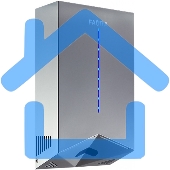 Сушилка для рук Faura FHD-1200G 1200Вт серый