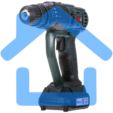 Профессиональный беспроводной мульти сет KLPRO KLMS18-20 4в1 реноватор/уд шуруповерт/диск пила/лобзик (18В, Li-ion-2шт, 2.0А·ч,З/У, сумка + 20 аксес)-1