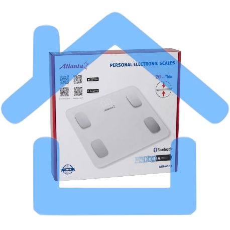 Весы напольные электронные ATLANTA ATH-6163 (белый)-1