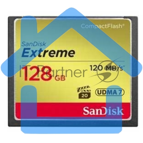 Флеш карта CF 128Gb SanDisk Extreme 120Mb/s