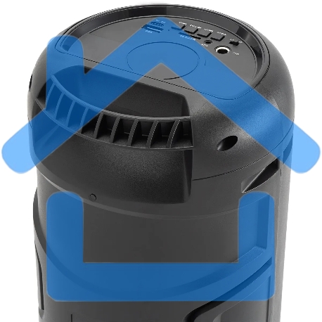 Минисистема Hyundai H-MC1221 черный 15Вт FM USB BT SD/MMC-1