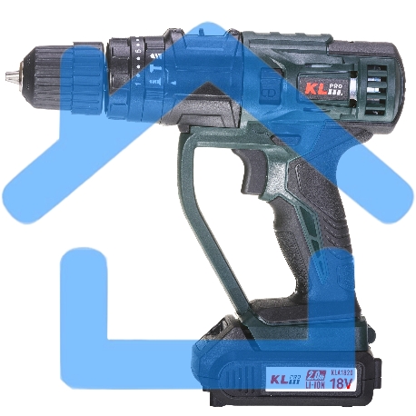 Профессиональный беспроводной мульти сет KLPRO KLMS18-20 4в1 реноватор/уд шуруповерт/диск пила/лобзик (18В, Li-ion-2шт, 2.0А·ч,З/У, сумка + 20 аксес)-15