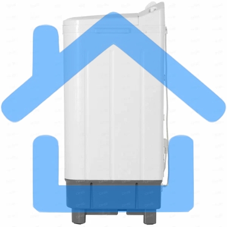 Стиральная машина Славда WS-80PET белый, загрузка вертикальная 8 кг, 1350 об/мин, класс А-6