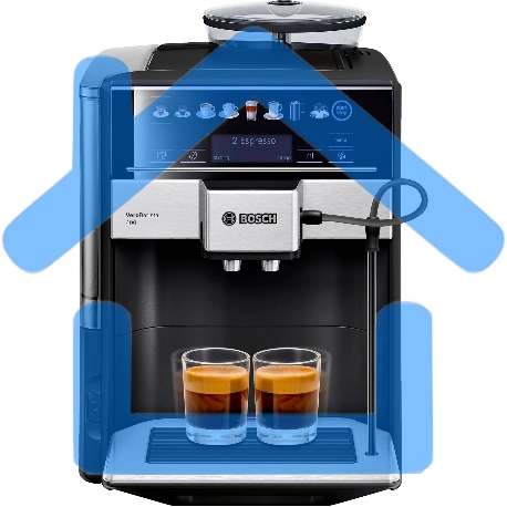 Кофемашина Bosch TIS65429RW черный, исп. кофе - зерновой, 1.7 л, 1500 Вт, 15 Бар.