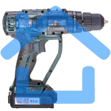 Профессиональный беспроводной мульти сет KLPRO KLMS18-20 4в1 реноватор/уд шуруповерт/диск пила/лобзик (18В, Li-ion-2шт, 2.0А·ч,З/У, сумка + 20 аксес)-11