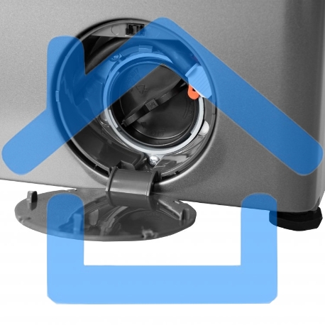 Стиральная машина Бирюса WM-SC914/15 S хромированный металлик, загрузка фронтальная 9 кг, 1400 об/мин, класс А+++-7