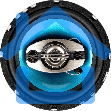 Колонки автомобильные Ural Бирюза АС-Б1647, 140Вт, 92дБ, 4Ом, 16.5см, (6 1/2дюйм), 2шт, коаксиальные, четырехполосные-9