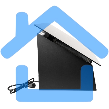 Вытяжка каминная Garlyn CH-60 черный управление: сенсорное (1 мотор)-3