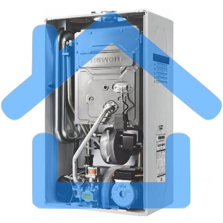 Котел газовый камера закрытая Navien Deluxe S-13k, 2-ух контр, 13 квт, коаксиальный-2