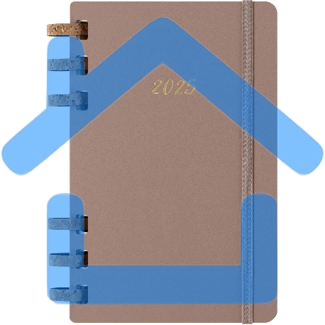 Еженедельник Moleskine SPIRAL Large 130х210мм обложка картон 200стр. спираль сиреневый