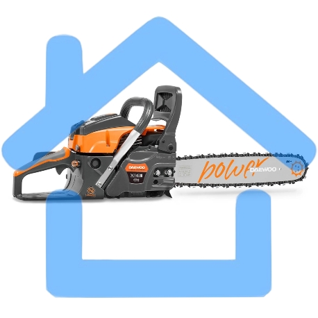 Бензопила DAEWOO DACS4516 электронное необслуживаемое зажигание-6