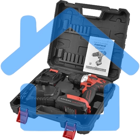 Дрель-шуруповерт Парма ДША-02-2021/2Li аккум. патрон:быстрозажимной (кейс в комплекте) (02.021.00016)-4