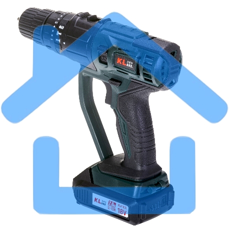 Профессиональный беспроводной мульти сет KLPRO KLMS18-20 4в1 реноватор/уд шуруповерт/диск пила/лобзик (18В, Li-ion-2шт, 2.0А·ч,З/У, сумка + 20 аксес)-10