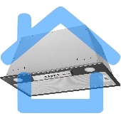 Вытяжка встраиваемая Zigmund & Shtain K 012.5 S серебристый, 52 см, 1010 куб. м/ч, 72 дБ