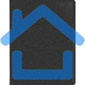 Папка с 100 прозрачными вкладками Silwerhof Eco A4, пластик, 0.7мм, черный