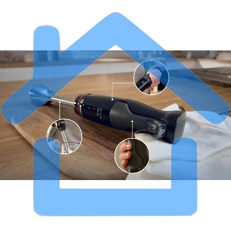 Блендер погружной Bosch MSM4B670 1000Вт черный-7