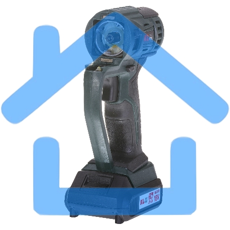 Профессиональный беспроводной мульти сет KLPRO KLMS18-20 4в1 реноватор/уд шуруповерт/диск пила/лобзик (18В, Li-ion-2шт, 2.0А·ч,З/У, сумка + 20 аксес)-7