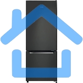 Холодильник Nordfrost RFC 210 LFXd темная нержавеющая сталь двухкамерный 153/52 л морозилка снизу