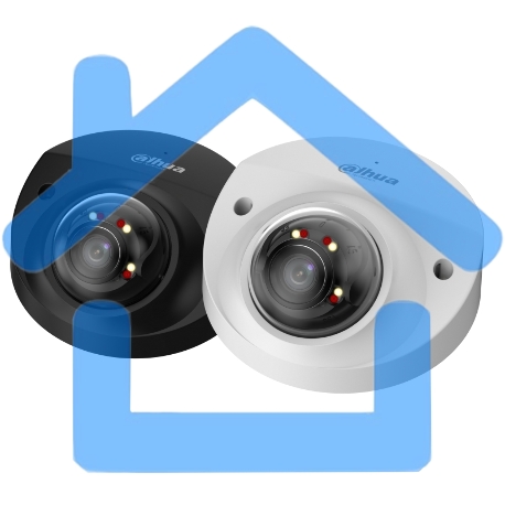 Уличная мини-купольная IP-видеокамера DAHUA DH-IPC-HDBW2449FP-AS-IL-0360B Smart Dual Light с ИИ 4Мп, 1/2.9” CMOS, объектив 3.6мм, видеоаналитика, ИК до 30м, LED до 30м, IP67, корпус: металл-2