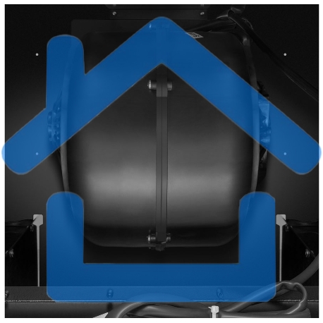 Вытяжка пристенная островная Maunfeld Bath 402 золотой, 40 см, 1150 куб. м/ч, 52 дБ-2