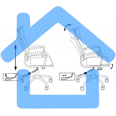 Кресло руководителя Бюрократ CH-993/red красный, искусственная кожа, крестовина хромированная-12