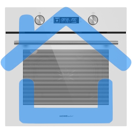 Духовой шкаф электрический HOMSair OEM606WH белый
