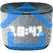 Умная колонка Sber Boom Home SBDV-00171G Салют серый 8W Mono BT/Wi-Fi (без.бат)