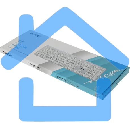 Клавиатура A4Tech Fstyler FX50 проводная, USB, белый-6