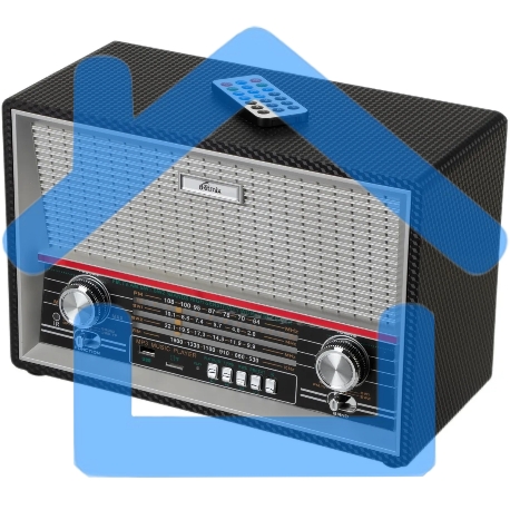 Радиоприемник Ritmix RPR-102 черный