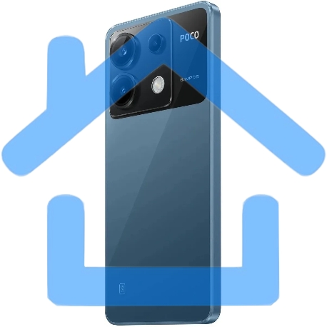 Смартфон POCO X6 5G, 8/256Gb, синий-5